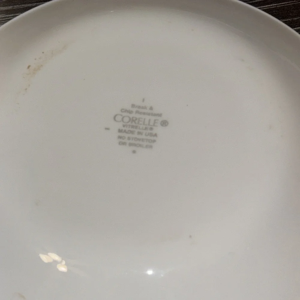 Set of 3 Vitrelle City Block Dessert/Salad Plates White Black‎ Squares 6.75